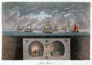 Túnel del Támesis, c1830 de Unbekannt