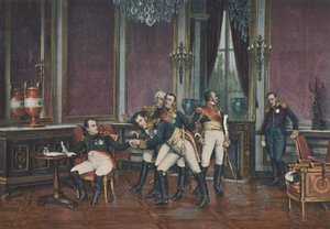 La Abdicación, Fontainebleau, 6 de abril de 1814, 1896 de Unbekannt