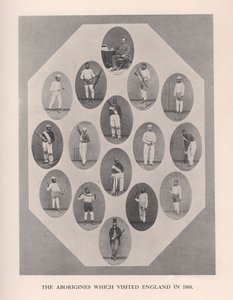Los aborígenes que visitaron Inglaterra en 1868, 1912 de Unbekannt