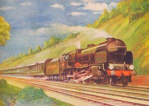 El Ace Atlantic Coast Express, S.R., en Weybridge Cutting, 1940 de Unbekannt