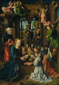La adoración del Niño Jesús de Unbekannt
