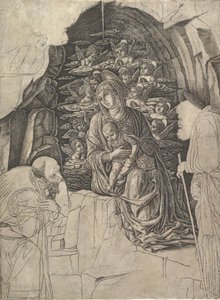 La adoración de los magos, ca. 1475-80 de Unbekannt