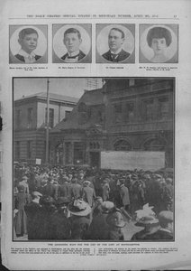 La agonizante espera por la lista de los perdidos en Southampton, 20 de abril de 1912