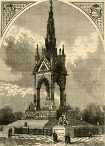 El Memorial de Albert, c1876 de Unbekannt