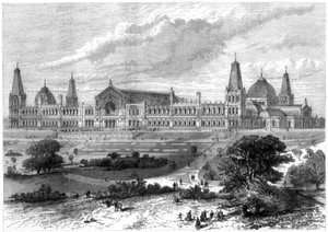 El Palacio Alexandra, Muswell Hill, Londres, 1875
