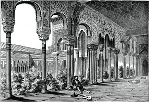 El Palacio de la Alhambra, Granada, España, 1870 de Unbekannt