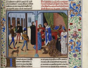 Las negociaciones de Amiens, 1392, ca. 1470-1475 de Unbekannt