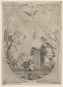 La Anunciación, c. 1730 de Unbekannt
