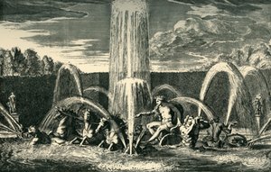 La fuente de Apolo en los jardines de Versalles, Francia, 1683, 1903 de Unbekannt