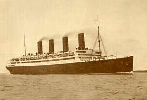El Aquitania Cunard Line, 45,647 Toneladas, c1930 de Unbekannt