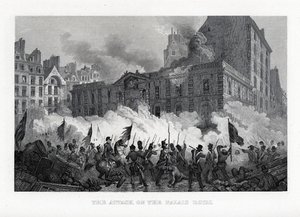 El ataque al Palacio Real, 1882 de Unbekannt