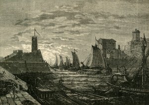El ataque al Pireo, 1890 de Unbekannt