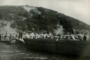 El Lugar de Desembarco Australiano en Gaba-Tepe, 1919 de Unbekannt