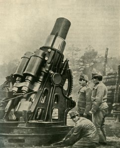 El obús de asedio austriaco de 12 pulgadas, 1914-1918, c. 1920 de Unbekannt