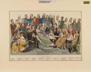 La Familia Imperial Austriaca, 1879 de Unbekannt