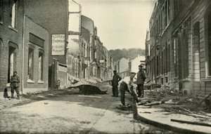 La Avenida De Maastricht, Visé, 1919 de Unbekannt