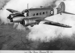 El Avro Anson XX, c1940s