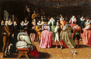 El Baile en la Corte de Enrique III de Francia, 1575-1600 de Unbekannt