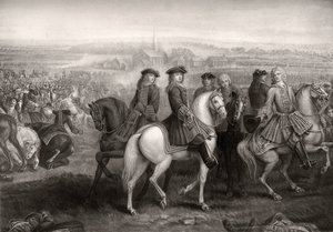 La Batalla de Blenheim, 1704 de Unbekannt