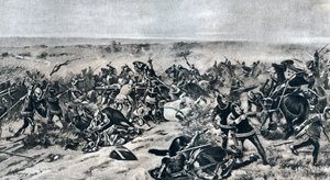 La Batalla de Crécy, 26 de agosto de 1346, 1910 de Unbekannt