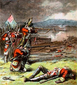 La Batalla de Culloden, 1746 de Unbekannt
