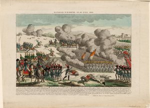La Batalla de Eggmühl el 22 de abril de 1809, ca 1809