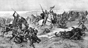 La Batalla de Hastings, 14 de octubre de 1066, 1910 de Unbekannt