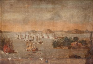 La batalla de Hoglande el 22 de julio de 1713, 1713 de Unbekannt
