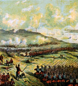 La batalla de Inkerman, 1854, c. 1850s de Unbekannt