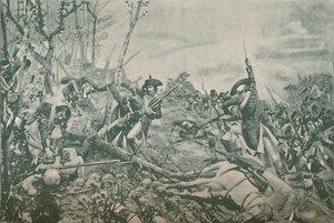 La batalla de Jemmapes, cerca de Mons, Bélgica, 6 de noviembre de 1792, 1896 de Unbekannt