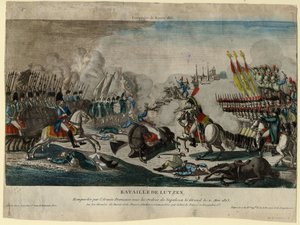 La Batalla de Lützen, 1813 de Unbekannt