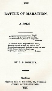 La Batalla de Maratón. Un Poema, 1820
