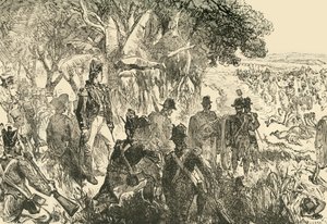 La Batalla de Plassey, 1757, 1890 de Unbekannt