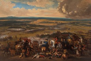La batalla de Speyerbach el 15 de noviembre de 1703
