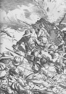 La Batalla de Spion Kop, Guerra de los Bóers, Sudáfrica, 1900