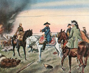 La Batalla de Zorndorf, 25 de agosto de 1758, 1936 de Unbekannt