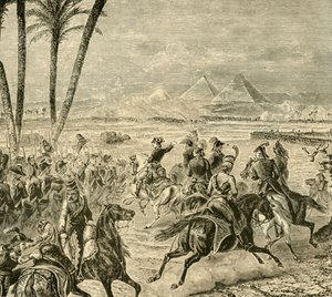 La Batalla de las Pirámides, 1798, 1890 de Unbekannt