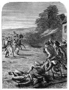 Las Batallas de Lexington y Concord, 19 de abril de 1775 de Unbekannt
