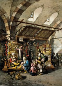 El Bazar (souk) de Constantinopla de Unbekannt