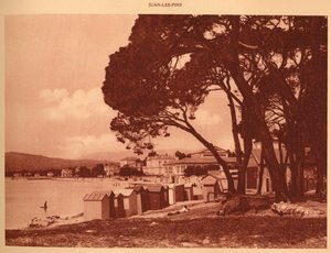 La playa, Juan-les-Pins, 1930 de Unbekannt