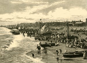 La Playa, Yarmouth, 1898 de Unbekannt