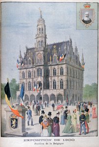 El pabellón de Bélgica en la Exposición Universal de 1900, París, 1900 de Unbekannt