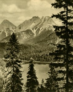El Blindsee y el Paso Fern, Tirol, Austria, c1935
