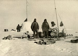El depósito Bluff, febrero de 1909 de Unbekannt