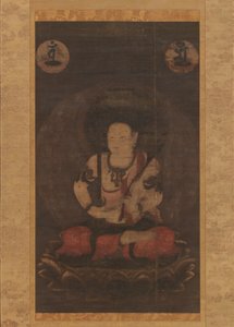 El Bodhisattva Manjushri Monju Bosatsu, siglo XIII de Unbekannt