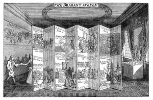 La pantalla de Brabante, 1721