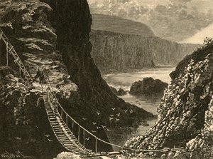El Puente, Carrick-A-Rede, 1898 de Unbekannt