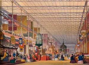 La Nave Británica en la Gran Exposición de 1851, El Palacio de Cristal, c1854