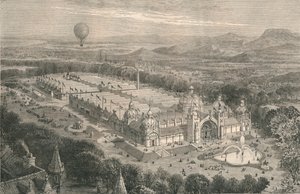 Edificio para la Exposición Industrial Internacional en Edimburgo de Unbekannt
