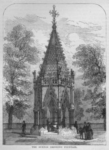 La fuente de agua potable Buxton, Westminster, Londres, c. 1870 1878